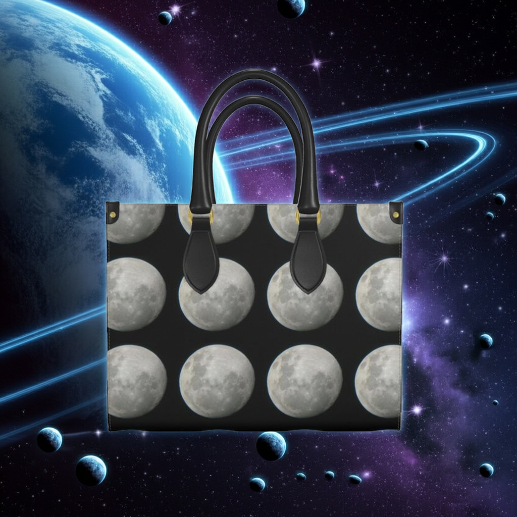 Full Moon Leather Shopper Bag