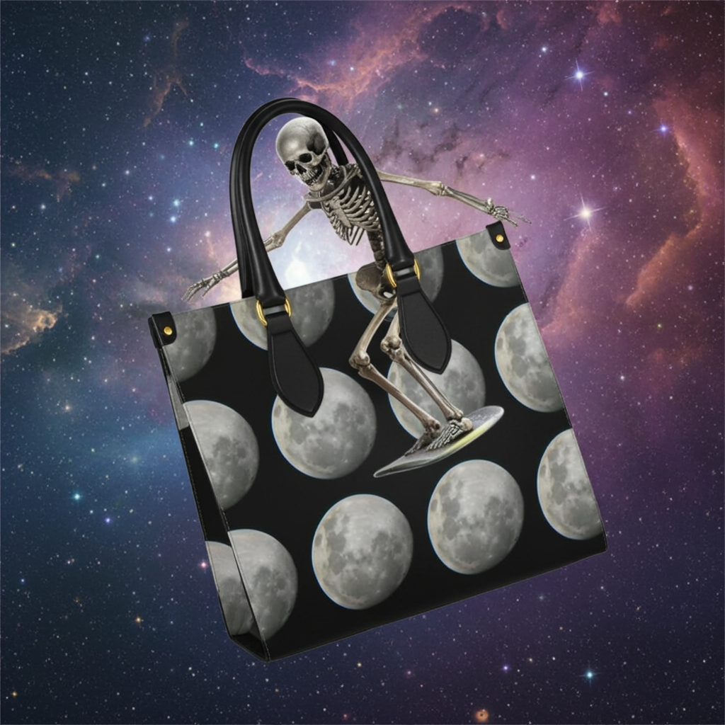 Full Moon Leather Shopper Bag