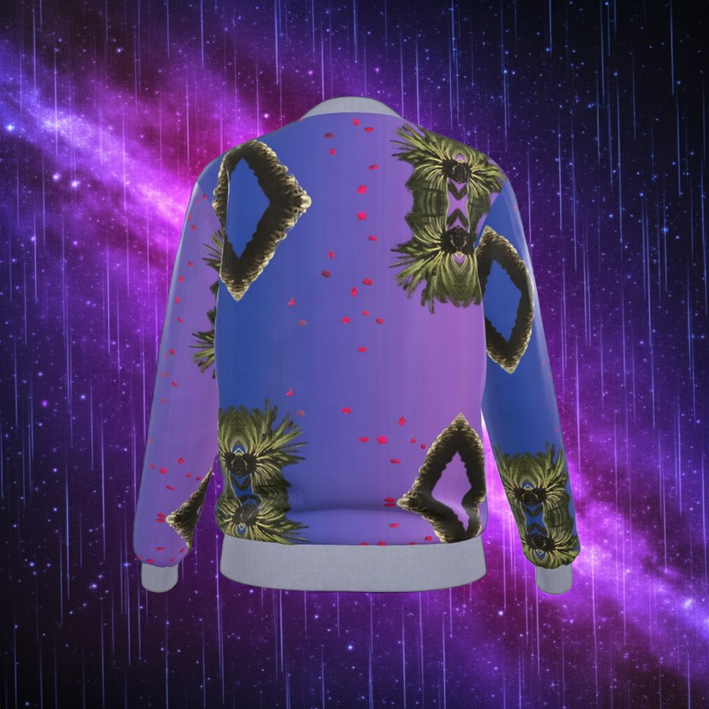 California Valentine Reversible Silk Bomber Jacket