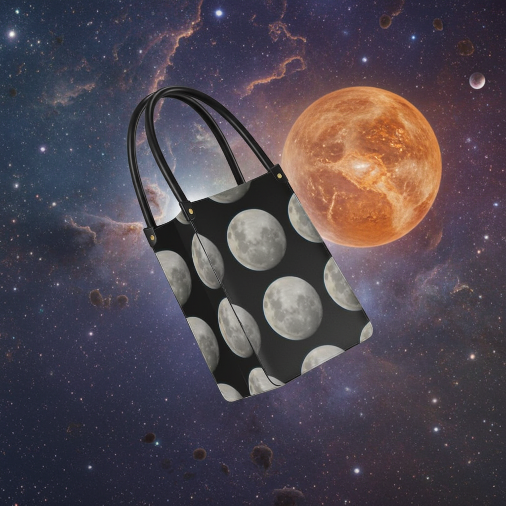 Full Moon Leather Shopper Bag